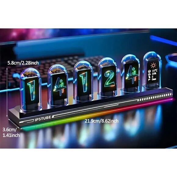 NIP Nixie tube RGB smart clock customize - Picture 1 of 10
